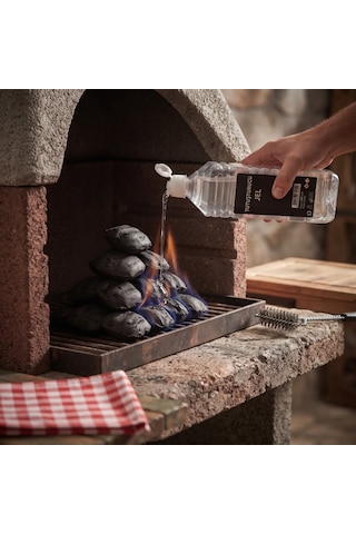 River World Çok Amaçlı Kokusuz Jel Yakıt Dumansız Şömine Ve Barbekü Yakacağı 1 Litre Çok Renkli