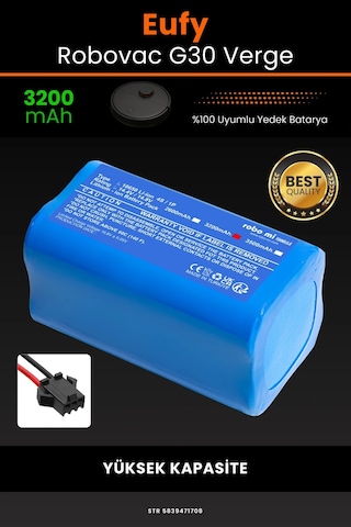 Eufy Robovac G30 Verge 3200mah Robot Süpürge Bataryası