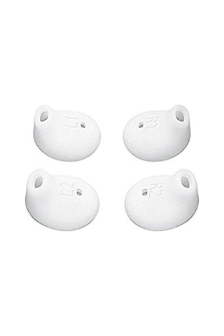 Samsung Active Galaxy Uyumlu S6 S7 Edge Level U Kulaklıklar İçin Kulaklık Jeli 2 Çift Beyaz