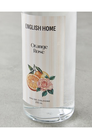 English Home English Home Orange Rose Kolonya 200 Ml Şeffaf