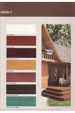 Marshall Cuprinol Vernik Renkli Ahşap Koruyucu 0,75 Lt Klasik Kestane