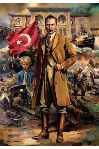 Anatolian 260 Parça xl Puzzle - Atatürk Destanı 3351