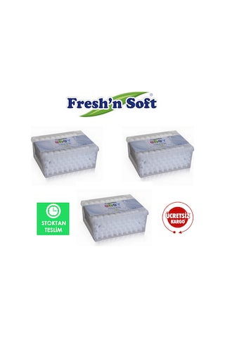 Fresh'N Soft Bebek Kulak Çubuğu Dikdörtgen 60'Lı x 3 Kutu
