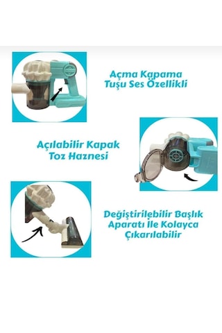 Pilli Sesli Model Çekme Özellikli Dikey Süpürge 75 Cm-vakumlu Sü