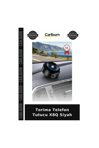 Premium Torima Telefon Tutucu X8q Siyah Oto Aksesuarı Manyetik Stant Ofis Gereci