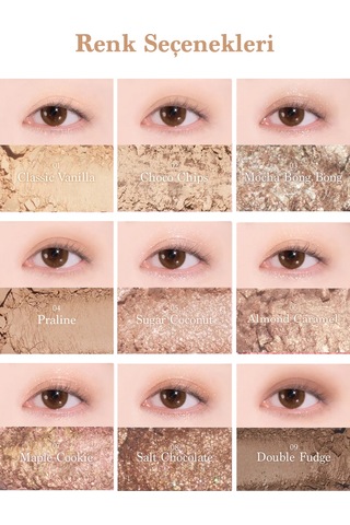 Dasique Mat Ve Işıltılı Renk Seçenekleri Sunan Far Paleti Shadow Palette 21 Almond Vanilla 21 Almond Vanilla