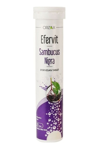 Orzax Efervit Sambucus Nigra 20 Tablet