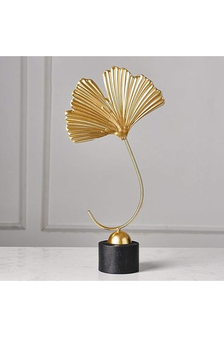 Yaz İçin Ahşap Ginkgo Yaprağı Heykeli, Oturma Odası, Salon, Yatak Odası, Ofis Dekorasyonu, El Yapımı Sanat Heykeli, Asılı Hediye Monolit