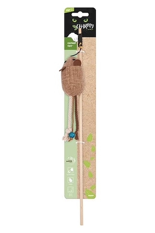 M-pets Charmy Catnip Ve Matatabili Fare Olta Kedi Oyuncağı Kahverengi 17x6x3 Cm 244-50048.01