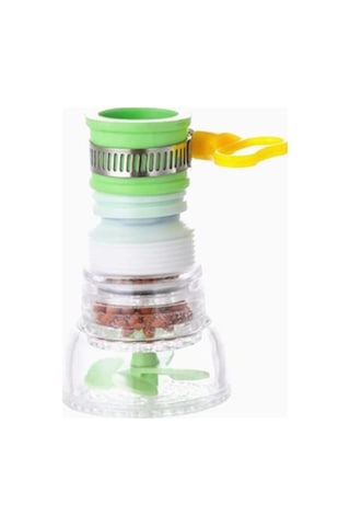 Jms 360 Derece Dönen Duş Mutfak Su Filtresi Musluk Kafası Memesi With Filter Stone Yeşil