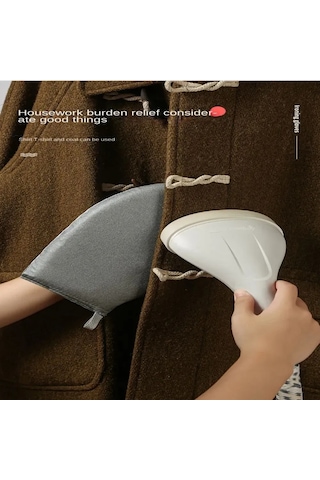 Qingmipy El Tutucu Isı Dayanıklı Ütü Tahtası - Portatif, Gri, Kollu-yaka Ütüleme, Kaymaz, Konforlu Kumaş Malzeme