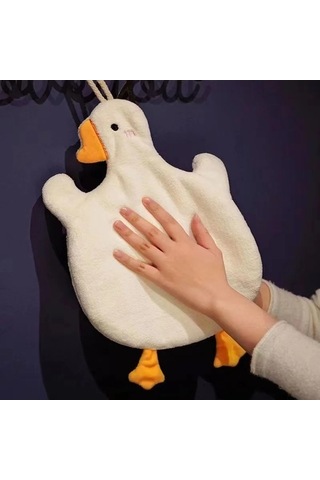 Zyzqstore Karikatür Kaz El Havlusu Mutfak Banyo Tuvalet Çok Renkli Ev Dekorasyonu Çok Renkli