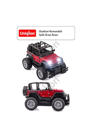 Uzaktan Kumandalı Işıklı Metal Arazi Aracı