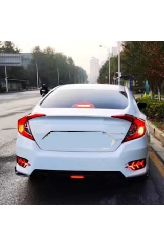 Honda Fc5 2015-2018 Sedan Arka Tampon Led Stop Ağaç Dizayn