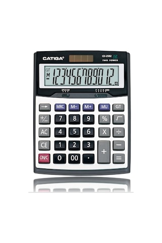 Catiga CD-2592 Masaüstü 12 Hane Hesap Makinesi