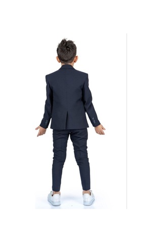 Erkek Çocuk Gofre Ceket Pantolon Tişört Spor Takım Elbise 001
