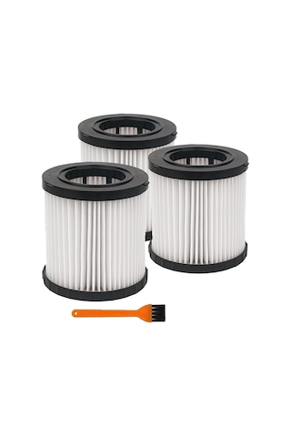 Crackedice Dewalt Atölye Süpürgesi İçin 3 Adet Dcv5801h Vakum Hepa Filtresi