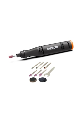 Worx WX739.9 Makerx 20V Kömürsüz Profesyonel Solo Gravür Makinesi + 19 Parça Aksesuar Seti