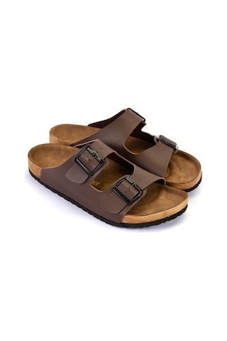 Slazenger LENS Erkek Kahve Terlik