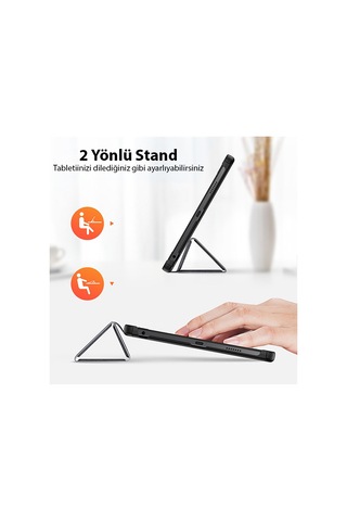 Dux Ducis Lenovo Uyumlu Tab M10 10.6 Domo Series Premium Deri Kılıf