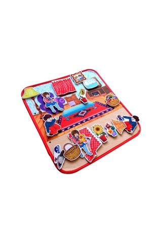 Tox Oturma Odası Keçe Cırtlı Aktivite Sayfası - Çocuk Etkinli