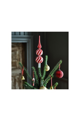 Ikea Vinterfint Noel Süsü Kırmızı-beyaz 28 Cm