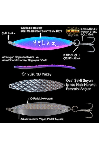 Wily Hylaz Kaşık 6 Gr 55 Mm - Hologramlı