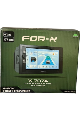 For-x X-707a 7'' Üniversal Android Double Teyp 4/64 7"