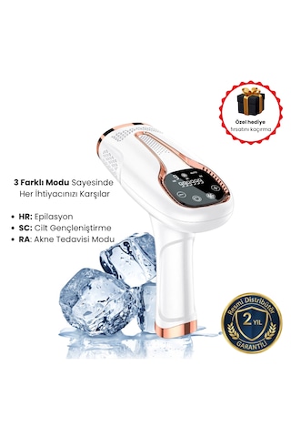 Buz Başlıklı Tüm Vücut İpl Lazer Cihazı 999.999 Atım