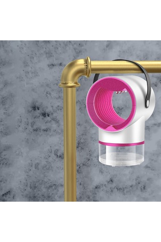 Tenfowee Usb Şarjlı Sessiz Sinek Yakalama Lambası - Ev Ve Yatak Odası İçin Portatif Sivrisinek Tuzağı İnci Beyaz Diğer