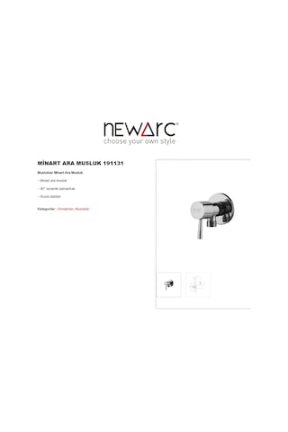 Newarc 191131 Minart Ara Musluk Krom