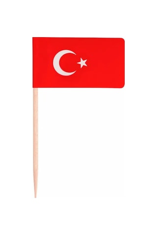 Türk Bayraklı Kürdan 50'li Paket