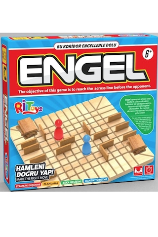 Koridor Engel Kutu Oyunu Ahşap - Strateji Ve Zeka Bir Arada