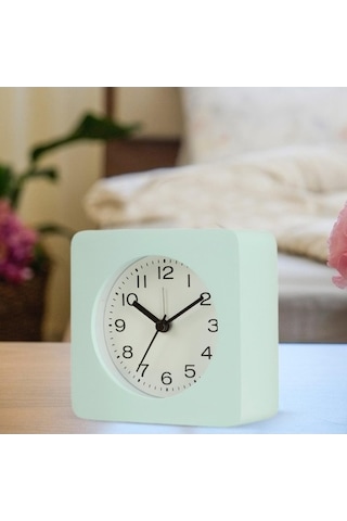 Trendooze Suntek Sessiz Saati, Saat, Mavi Masa İçin Çocuklar Çalar Basit Açık Rl