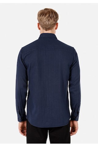 Colin's Colins Regular Fit Shirt Neck Düz Erkek Lacivert Uzun Kol Gömlek Cl1070811 Q1.v1 Nav Lacivert