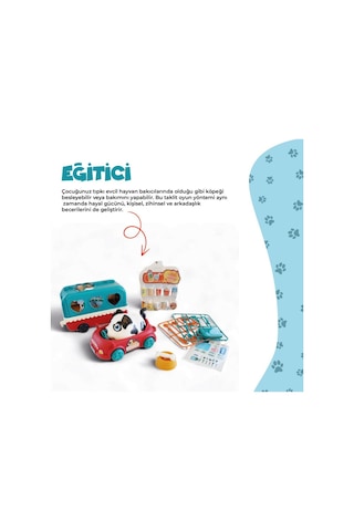 Ogi Mogi Toys Ses Kontrollü Köpek, Araba Ve Atıştırma Arabası Seti