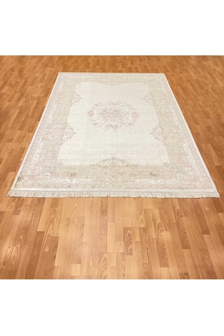Nergis 200 X 300 İpek Halı Bej