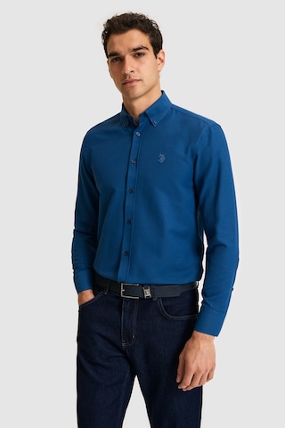 U.s. Polo Assn. Erkek Açık Lacivert Gömlek Basic 50324708-vr059