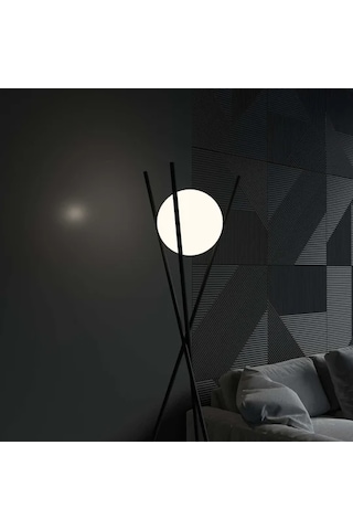 Ozark Çubuk Ayaklı Camlı Lambader 3204-w64-3ı-cz Siyah