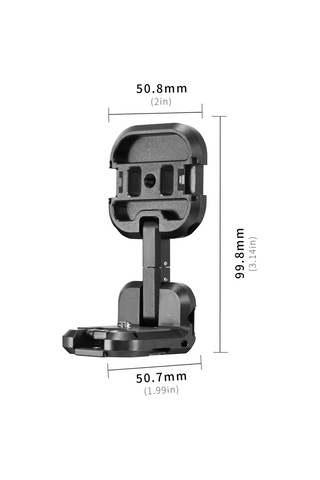 Djı Osmo Pocket 3 Startrc Metal L-şekilli Genişletme Braketi İçin Siyah