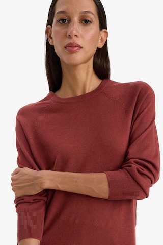 Defacto Relax Fit Bisiklet Yaka Kazak I6913az25wnbn320 Kahve