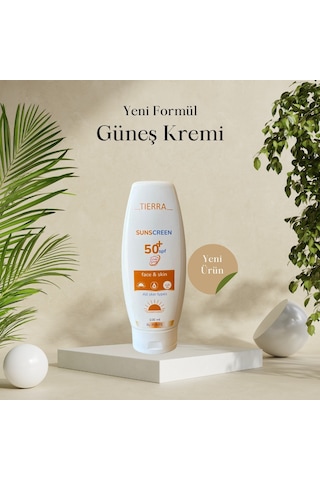 Tierra Yüz ve Vücut Güneş Kremi SPF50+ 100 ML