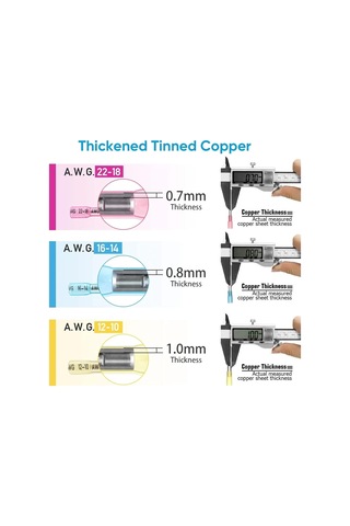 120pcs Isı Büzülme Tel Konektörleri, Otomotiv Deniz Elektriksel Terminalleri Kıvrım Konektör Halkası Çatal Kürek Ekleri