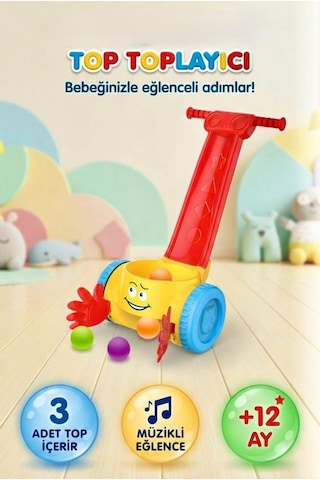 Babycim Müzikli Ve Işıklı Top Toplama Oyunu Bebek Gelişimini Destekleyen Top Toplama Makinesi