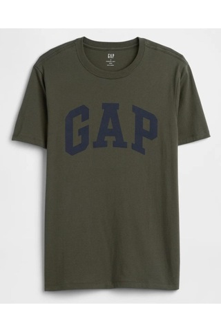Gap Everyday Soft Basic Logo 856659 T-shirt Kısa Kol Tişört Erkek T-shirt Haki-14331