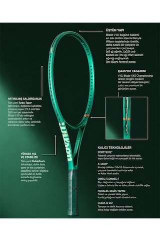 Wilson Blade 100l V10 Tenis Raketi 285 Gr. Wr208110