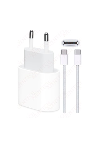 Apple Uyumlu iPhone Type-c 35w Watt Hızlı Şarj Cihazı Adaptörü Ve Type-c Kablolu Kutulu Set