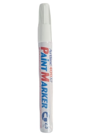 Paint Marker 400 Xf Beyaz Rötuş Kalemi İnce Uçlu Dayanıklı Marker / 2 Adet