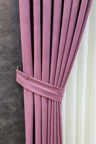 Mosso Fon Perde Düz Renk Gülkurusu