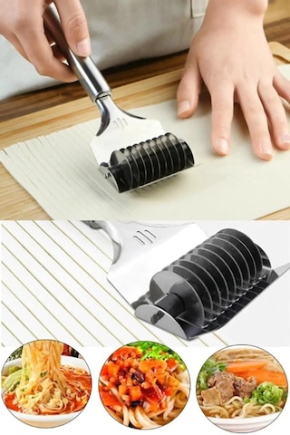 Paslanmaz Çelik Erişte Ve Makarna Kesici